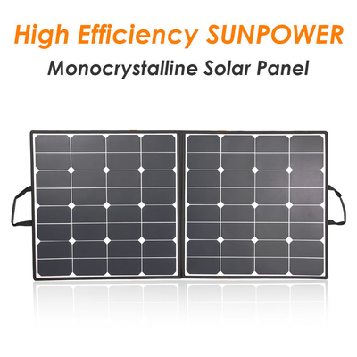 caricatore pieghevole 32v del pannello solare di 100 w per la centrale elettrica all'aperto