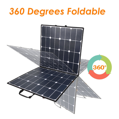 caricatore pieghevole 32v del pannello solare di 100 w per la centrale elettrica all'aperto