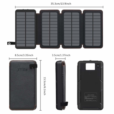 Pannello solare del caricatore della Banca di potere dell'OEM 25000mAh 6W per il telefono cellulare