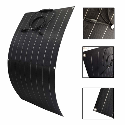 Pannello solare monocristallino pieghevole di 12V 100w flessibile