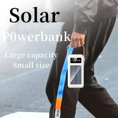 la Banca di energia solare di 30000mAh 100000mAh 120000 Mah Solar Charger Detachable Cable con la cordicella