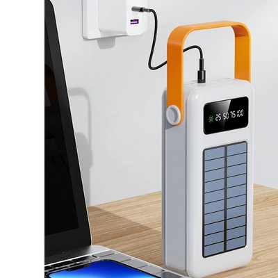 la Banca di energia solare di 30000mAh 100000mAh 120000 Mah Solar Charger Detachable Cable con la cordicella