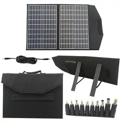 Pannello a celle solari pieghevole del pannello solare 100W 18v 5 della volta flessibile per all'aperto domestico