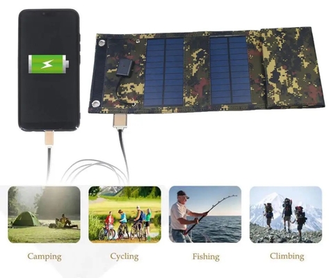 Pannelli solari pieganti portatili impermeabili mini 15W USB per la batteria del telefono cellulare
