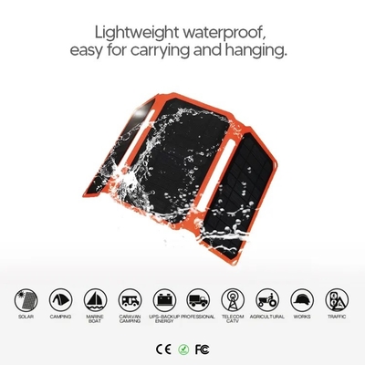 Il portatile impermeabile all'aperto di Mini Small Solar Panel 15W ha piegato Sola Panels