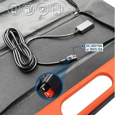 Caricatore generale solare del pannello solare impermeabile leggero di piegatura 100w per all'aperto