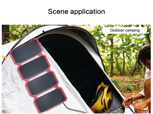 28w ha piegato la tasca flessibile 12v/15v dei pannelli solari di Sunpower con i corredi di potere per accamparsi
