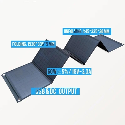 cellulare piegante all'aperto delle cellule del sistema del pannello solare di 120W 300W 600W che addebita la casa