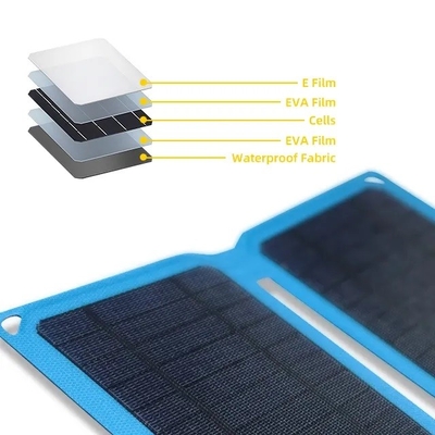pannello solare pieghevole portatile 10W caricabatterie per campeggio viaggi escursioni