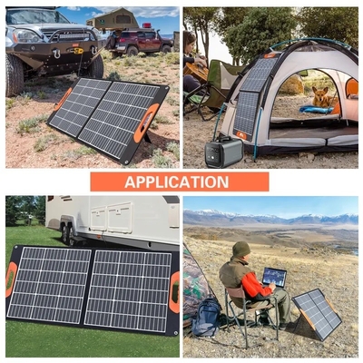 60W 100W 150W pannelli solari portatili pieghevoli 200W per campeggi all'aperto