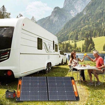 60W 100W 150W pannelli solari portatili pieghevoli 200W per campeggi all'aperto