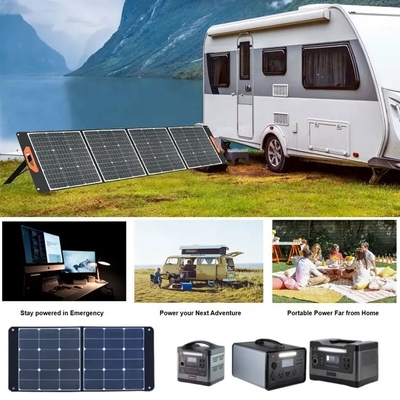 Nuovi corredi solari di campeggio pieganti portatili del caravan del pannello solare 100W 200W del carport di alta efficienza 120w con le uscite di USB