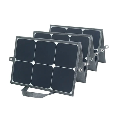 Pannello solare pieghevole da 110W ETFE Portatile 6 Plegabile Caricabatterie da viaggio