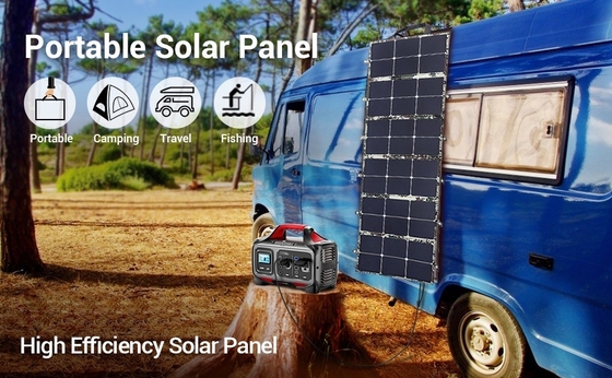 Pannello solare pieghevole da 110W ETFE Portatile 6 Plegabile Caricabatterie da viaggio