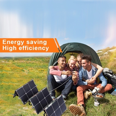 Pannello solare pieghevole da 110W ETFE Portatile 6 Plegabile Caricabatterie da viaggio