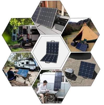 pannello solare portatile di energia solare 6 pieghevole ETFE 60W sacchetto pieghevole caricabatterie