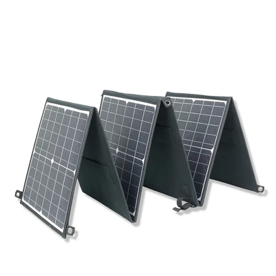 pannello solare pieghevole borsa di mano centrale elettrica portatile energia solare 6 pieghevole ETFE 60W 110w 220w