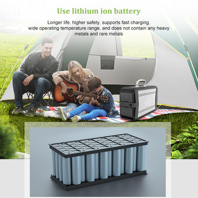Batteria al litio fuori dal gruppo elettrogeno portatile della centrale elettrica 500wh di griglia