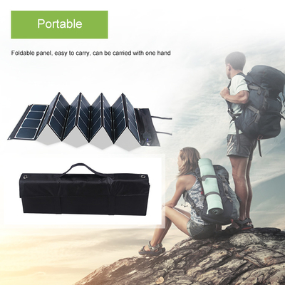 Pannello solare pieghevole portatile 120W impermeabile per il campeggio all'aperto