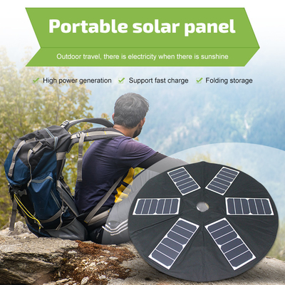Caricatore pieghevole 39w del pannello solare dell'ombrello portatile impermeabile con l'uscita del Usb 2