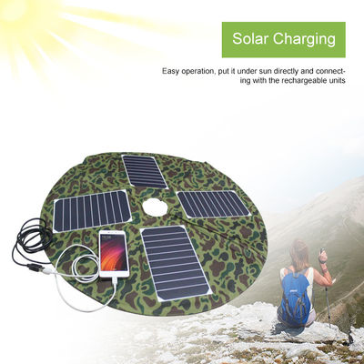 Caricabatteria da pannello solare per ombrello impermeabile da 20w con 2 uscite Usb