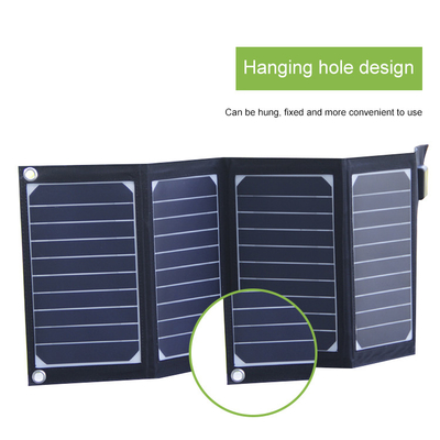 Caricatore pieghevole solare del pannello solare del caricatore 20w con l'uscita del Usb 2 impermeabile