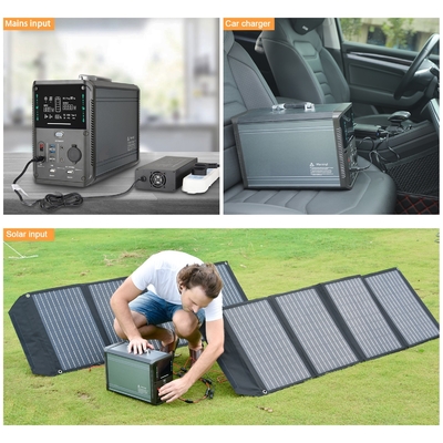 potere solare del backup di batteria ricaricabile della stazione del generatore del pannello portatile 1500W