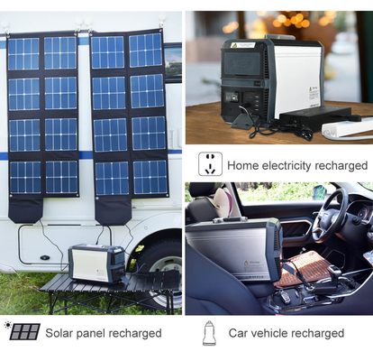 centrale elettrica portatile 220v 1500 watt gruppo elettrogeno del pannello solare da 1000 watt