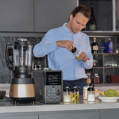 Il generatore solare 2000w della stazione del generatore autoalimentato portatile ha umanizzato la progettazione