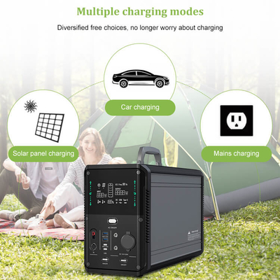 generatore solare all'aperto portatile di 1500w 1380Wh per il rifornimento di alimentazione di emergenza domestico di campeggio
