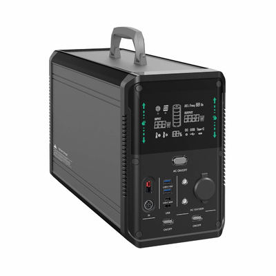 1500Wh Solar Generator Station Backup batteria al litio onda sinusoidale pura presa CA