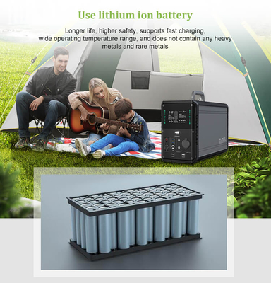 backup portatile solare dell'alimentazione elettrica del generatore solare di 1380Wh Lifepo4