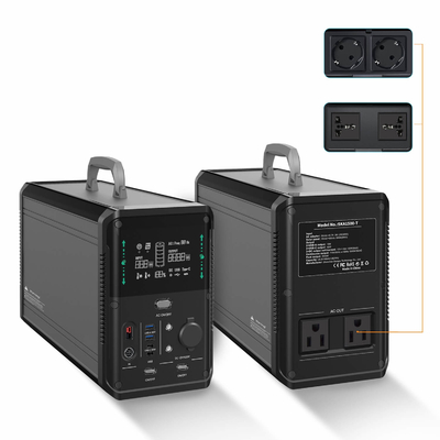 backup portatile solare dell'alimentazione elettrica del generatore solare di 1380Wh Lifepo4