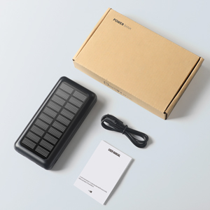 IPX5 pacchetto portatile alimentato solare della batteria del caricatore 30000mAh per IPhone 9