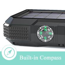 Caricatore solare senza fili portatile 18W QC3.0 della Banca di potere con 4 uscite 5